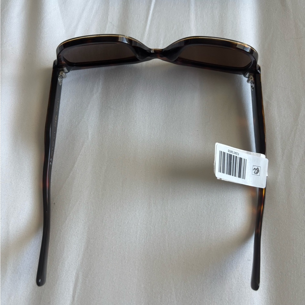 NWT Celine triomphe logo sunglasses brown havana - Picture 15 of 16